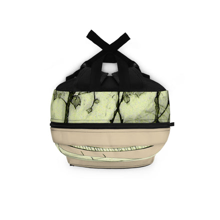 Tuscan designer Backpack  (Cream)– Hand-Drawn Landscape Art