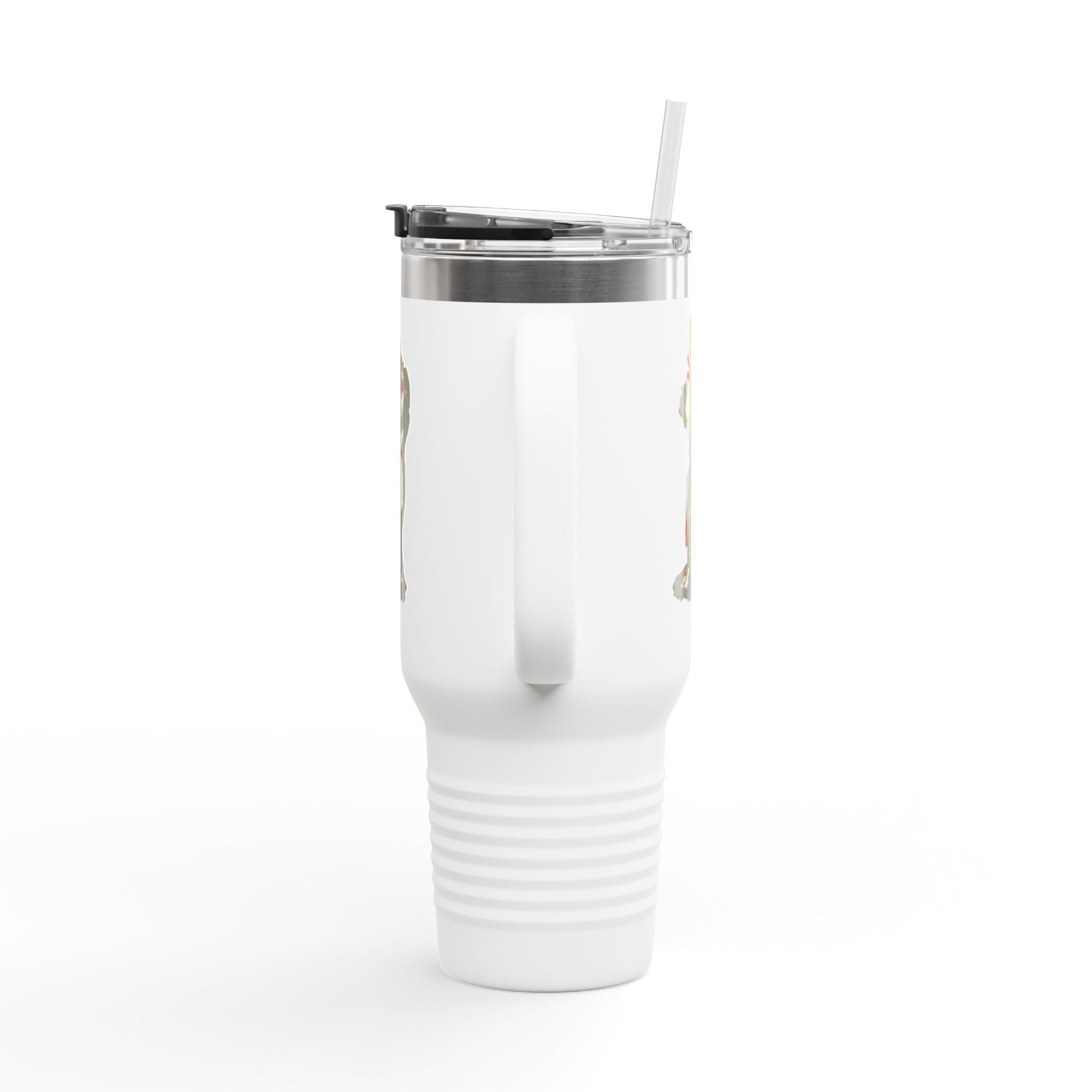 inTense – 40oz Insulated Travel Mug with Handle & Straw | Dishwasher-Safe Art Cup