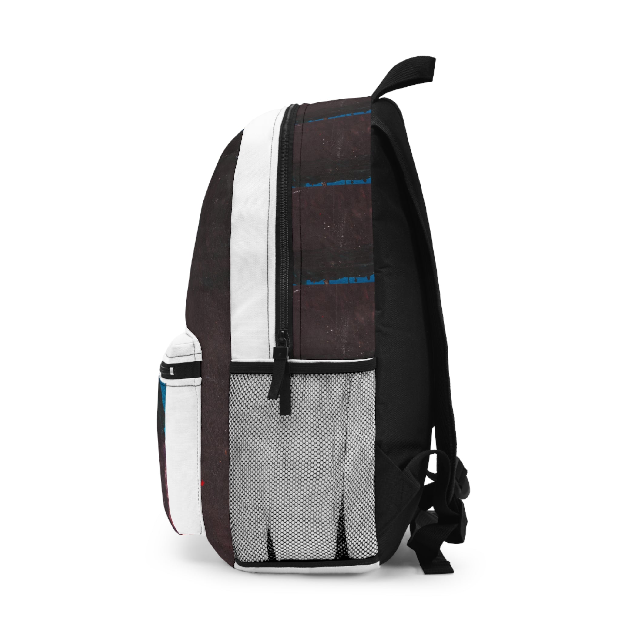 Mountain Range – Dark Abstract Paint Art Backpack & Travel Bag