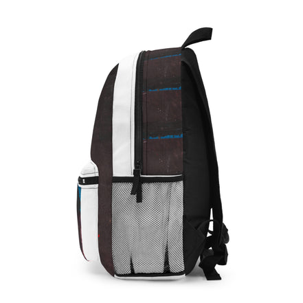 Mountain Range – Dark Abstract Paint Art Backpack & Travel Bag