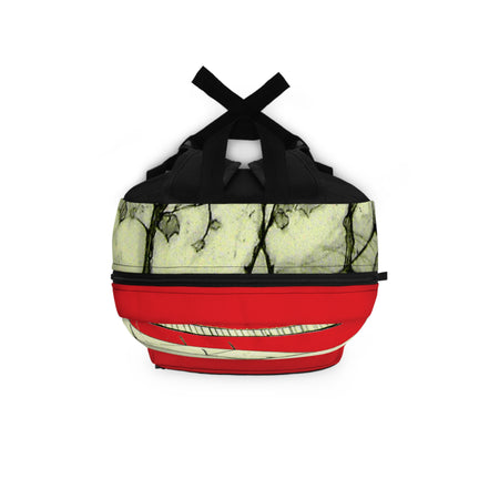 Tuscan Designer Backpack – Red Landscape Art