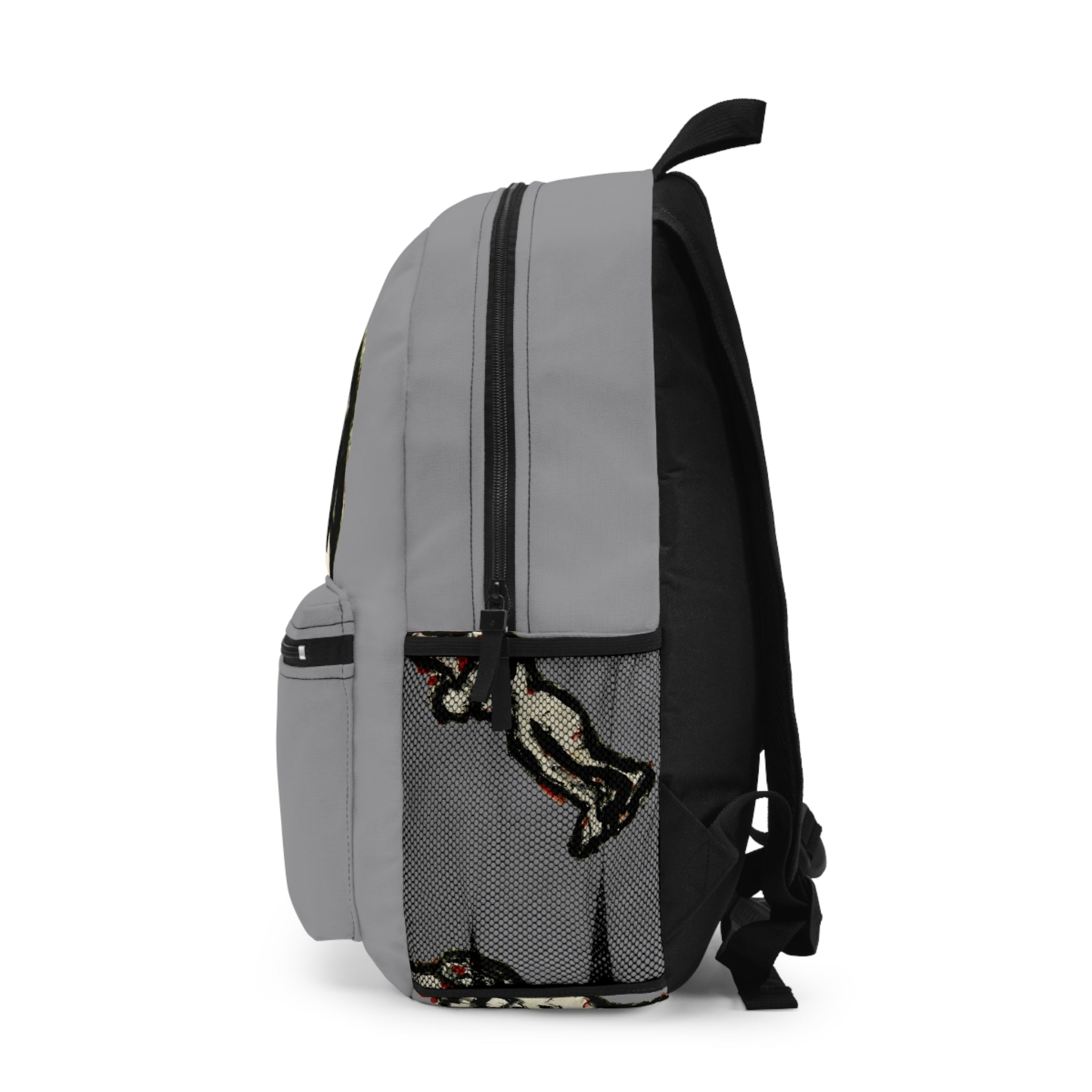 inTense — Abstract Figure Art Backpack ( Grey)