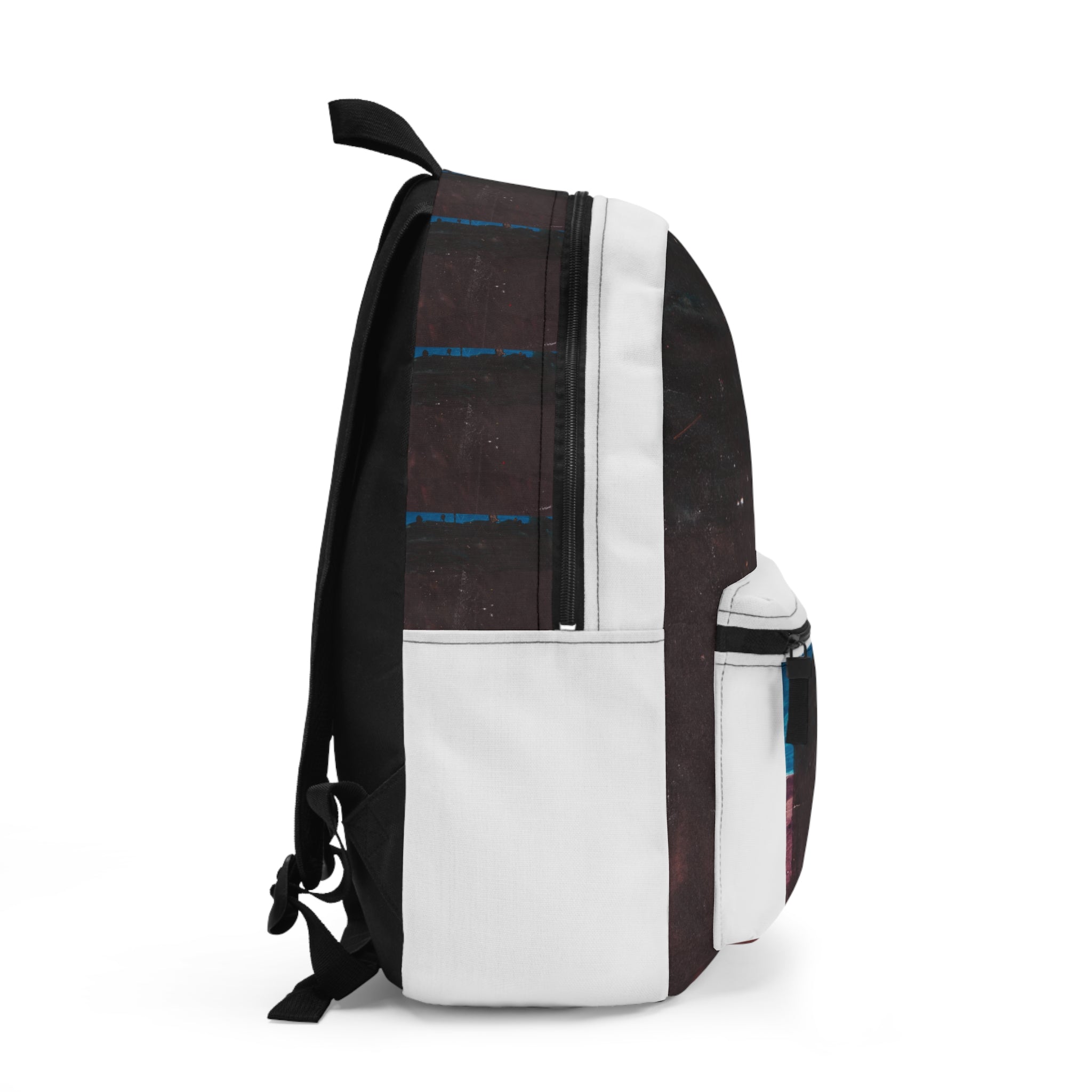 Mountain Range – Dark Abstract Paint Art Backpack & Travel Bag