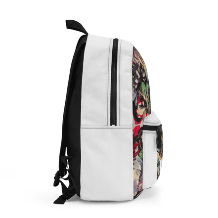HANK Designer Backpack – Abstract Brushstroke Art