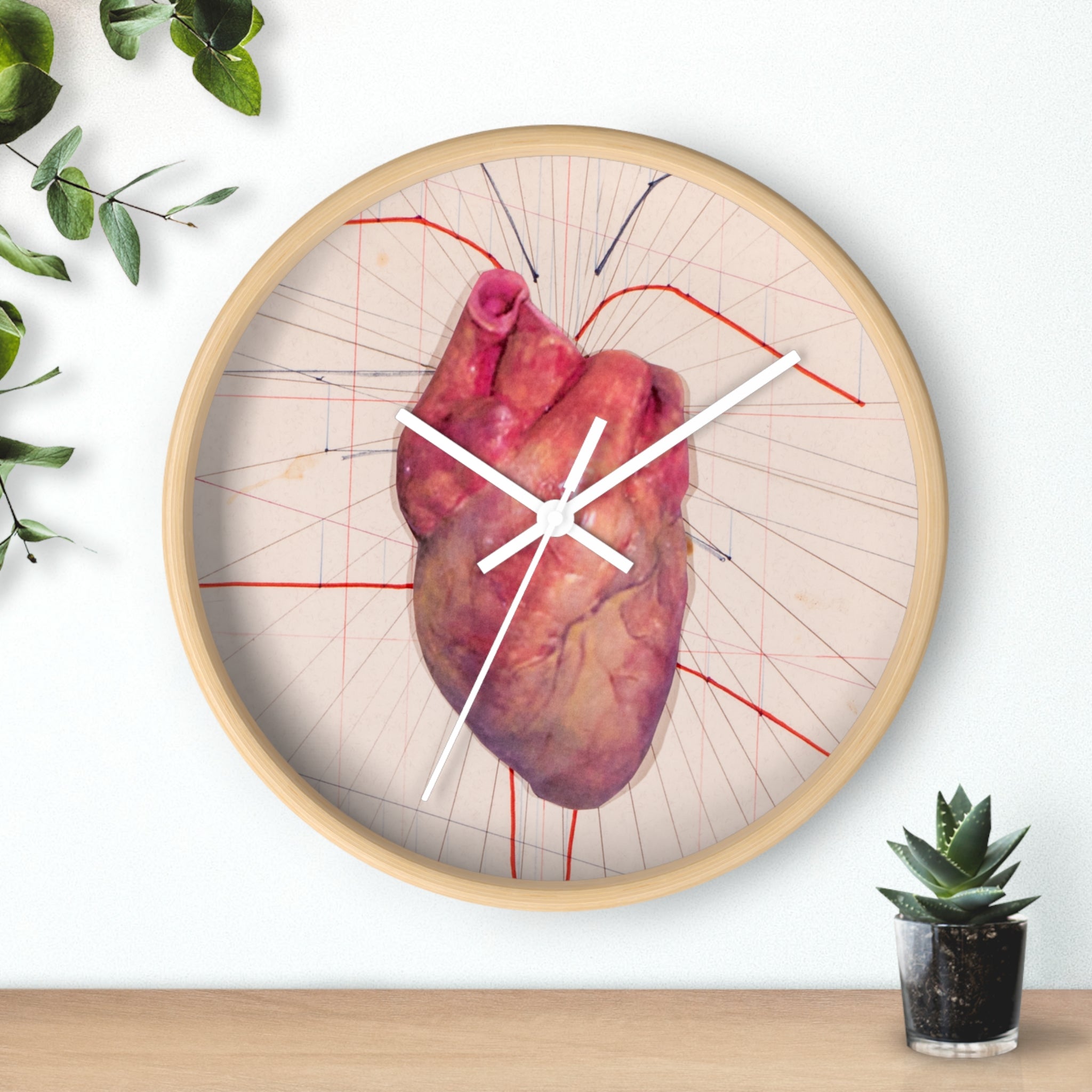 Heart Beat — Anatomical Heart Designer Wall Clock