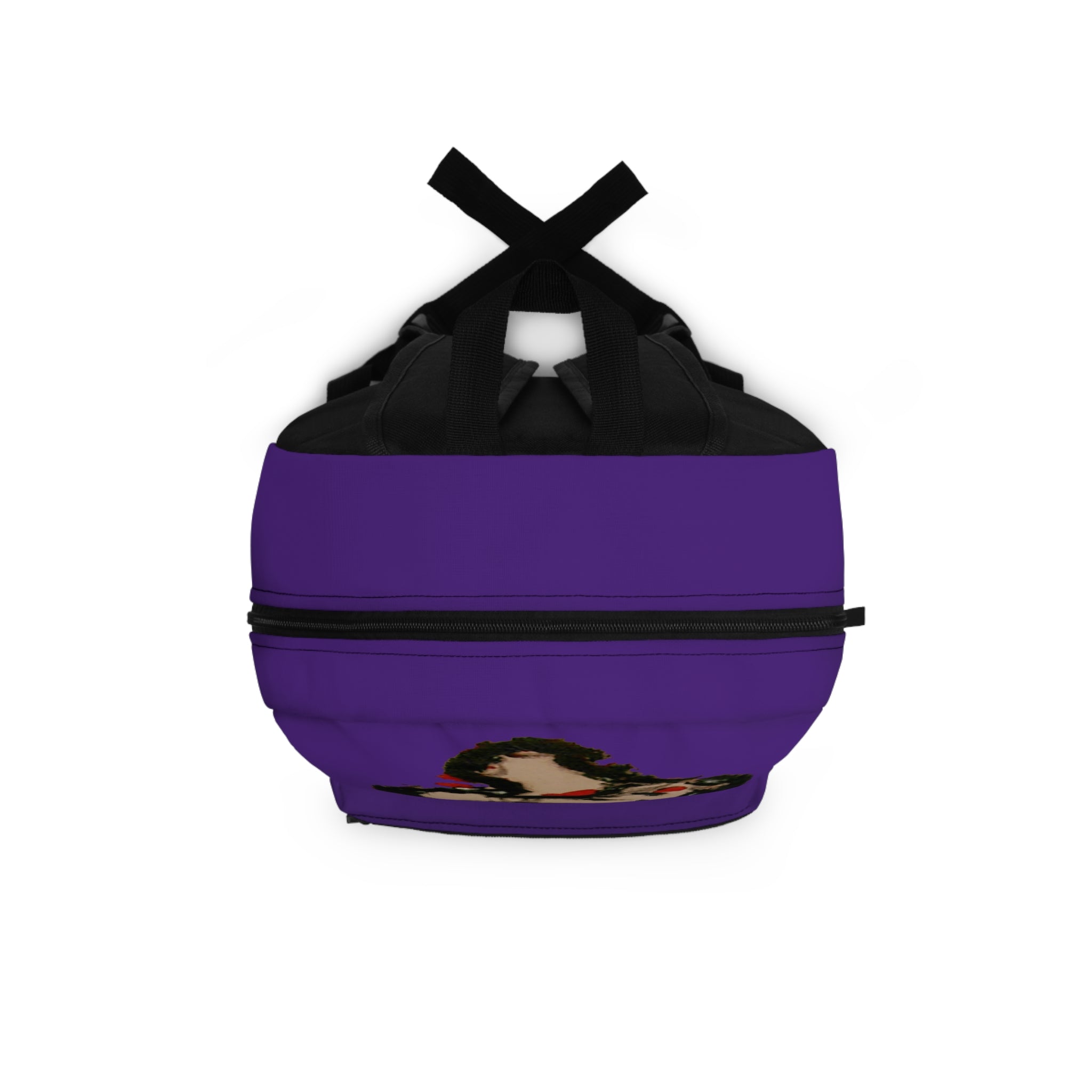 InTense — Abstract Figure Art Backpack (dark purple)