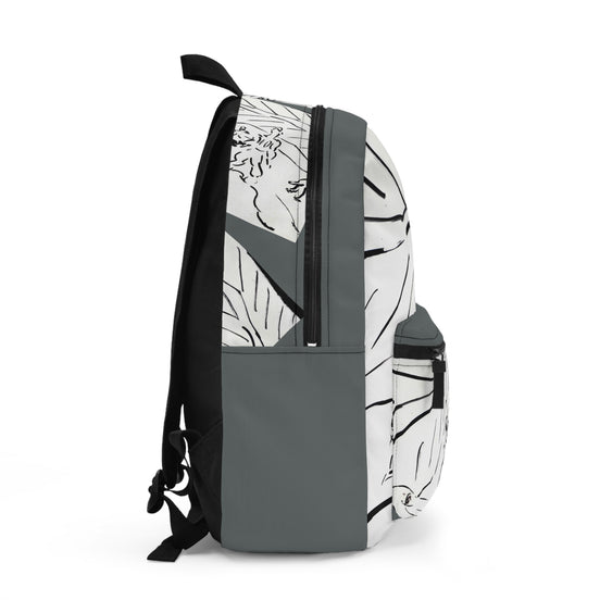 PlayField – Light Grey Sketch Art Backpack & Travel Bag