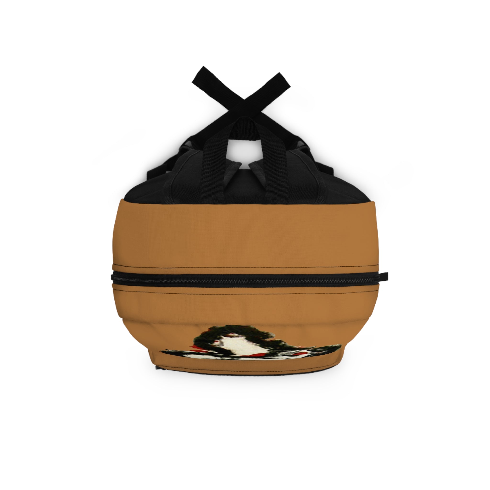 inTense — Abstract Figure Art Backpack (light brown)