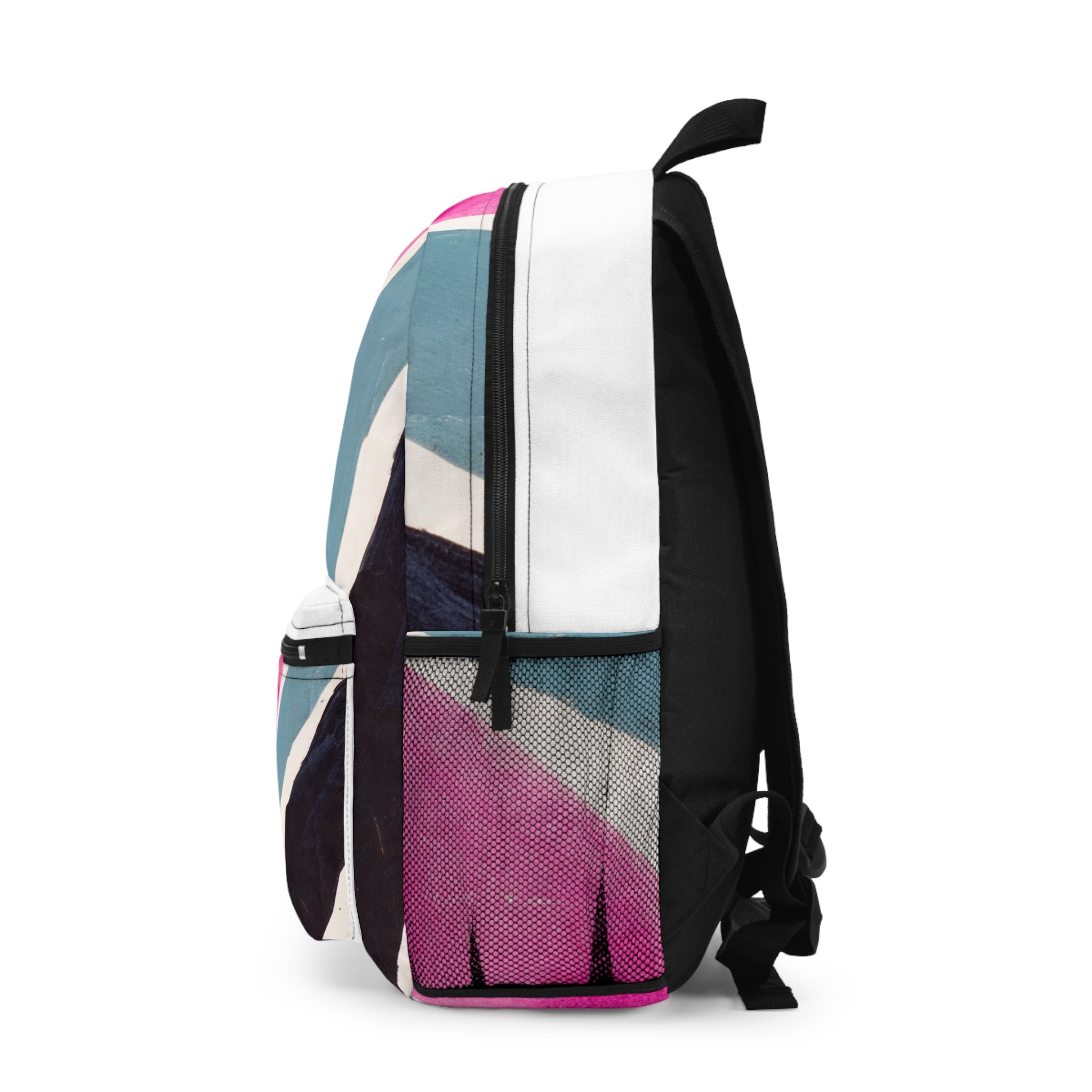 Colorwash Stripes Backpack — Vibrant Watercolor Stripe School & Travel Bag