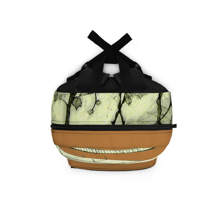 Tuscan Designer Backpack – Light Brown Landscape Art