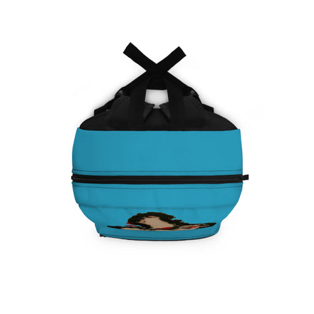 InTense — Abstract Figure Art Backpack ( turquoise)