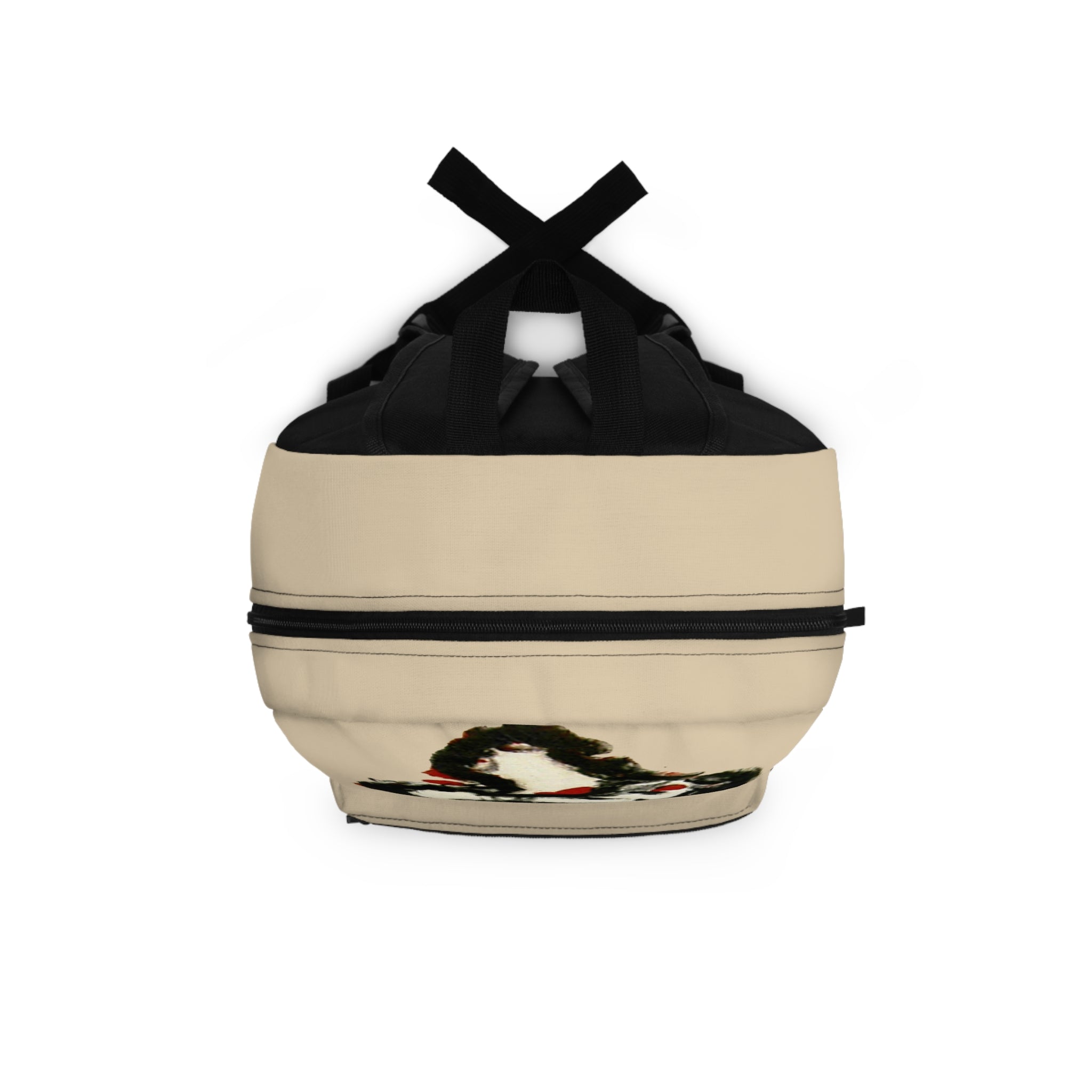 inTense — Abstract Figure Art Backpack (creme)