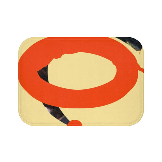 Hank Bath Mat — Abstract Brushstroke Bathroom Rug