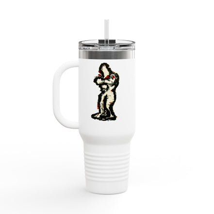 inTense – 40oz Insulated Travel Mug with Handle & Straw | Dishwasher-Safe Art Cup