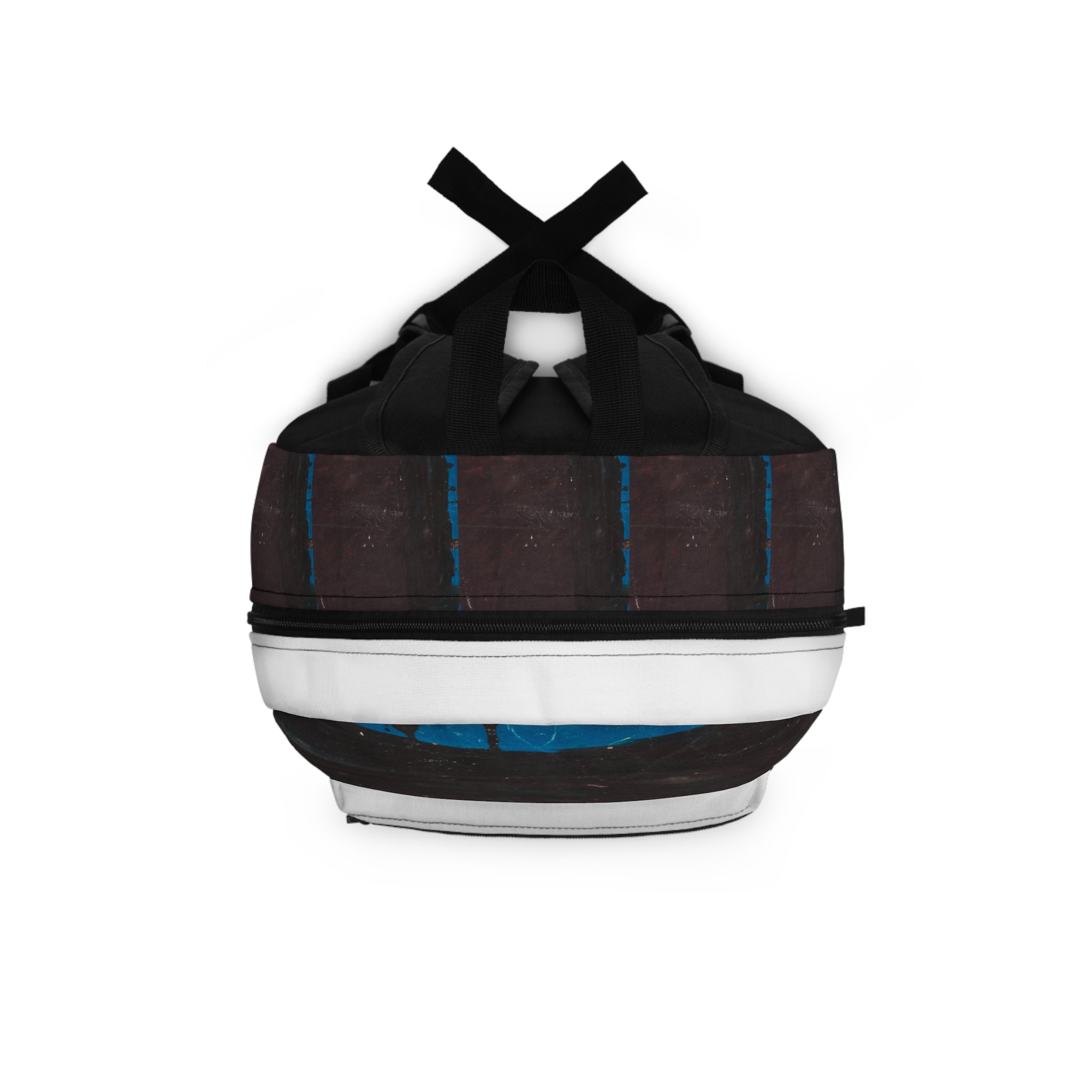 Mountain Range – Dark Abstract Paint Art Backpack & Travel Bag