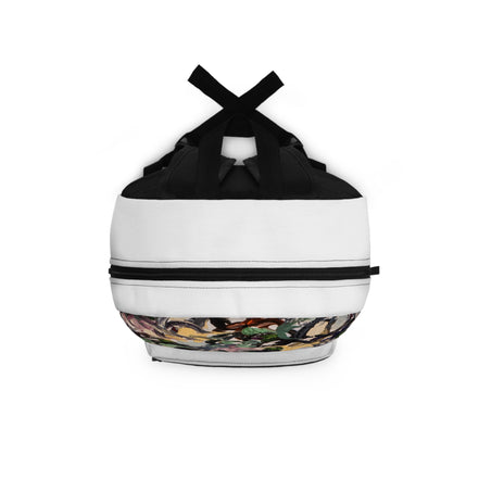 HANK Designer Backpack – Abstract Brushstroke Art