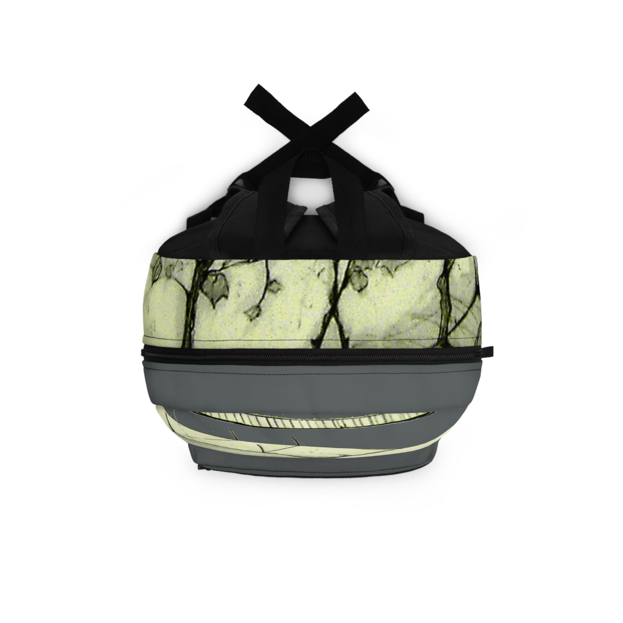 Tuscan Designer Backpack  (dark grey)– Hand-Drawn Landscape Art