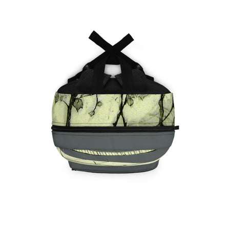 Tuscan Designer Backpack  (dark grey)– Hand-Drawn Landscape Art