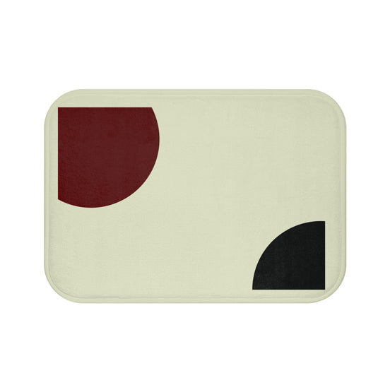 Minimal Geometric Bath Mat — Grounding Modern Bathroom Rug