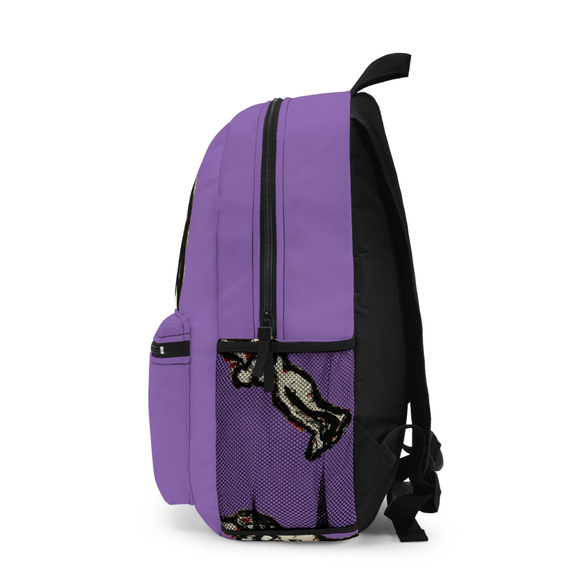 inTense — Abstract Figure Art Backpack (light purple)