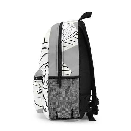 PlayField – Black & White Sketch Art Backpack & Travel Bag