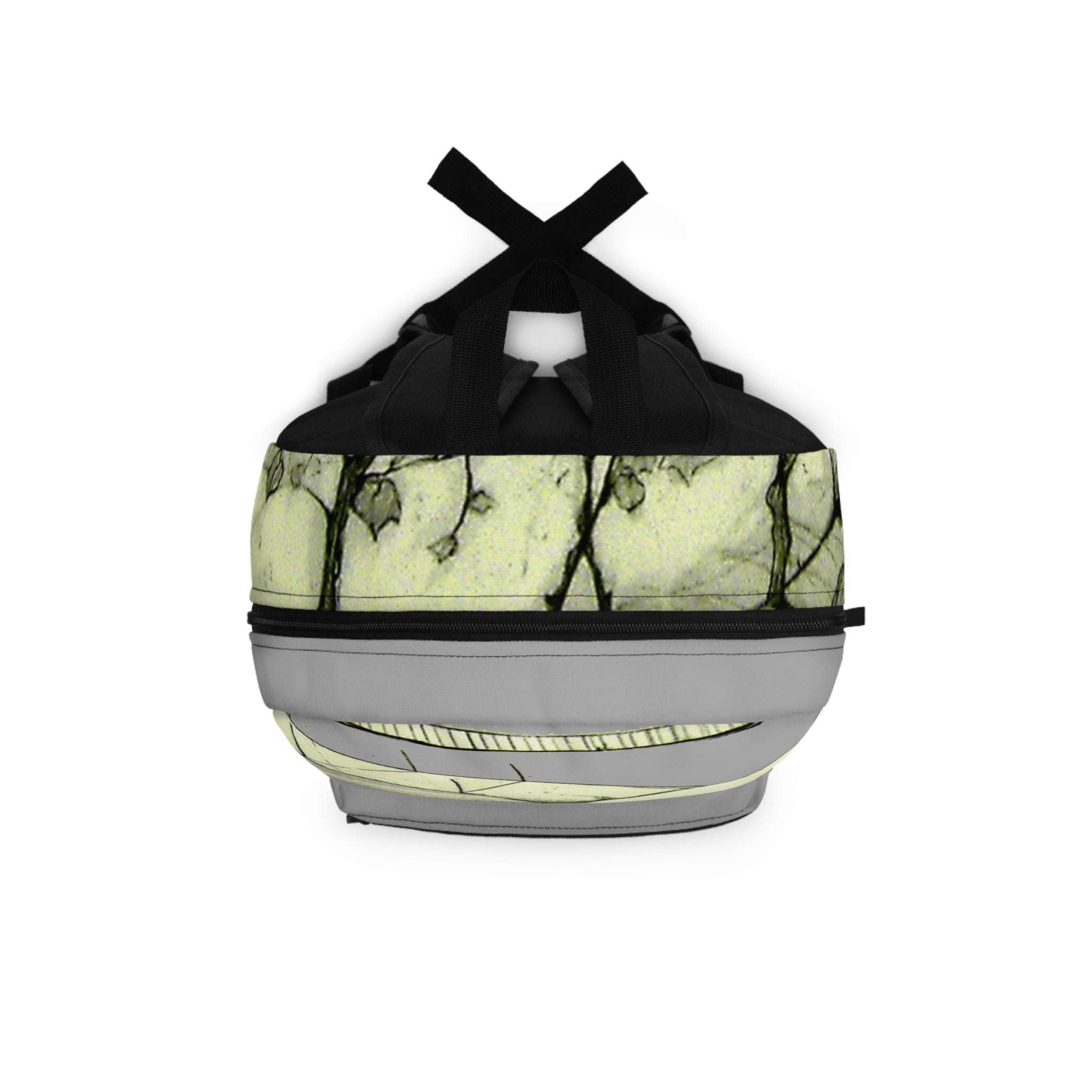 Tuscan Designer Backpack  (light grey)– Hand-Drawn Landscape Art