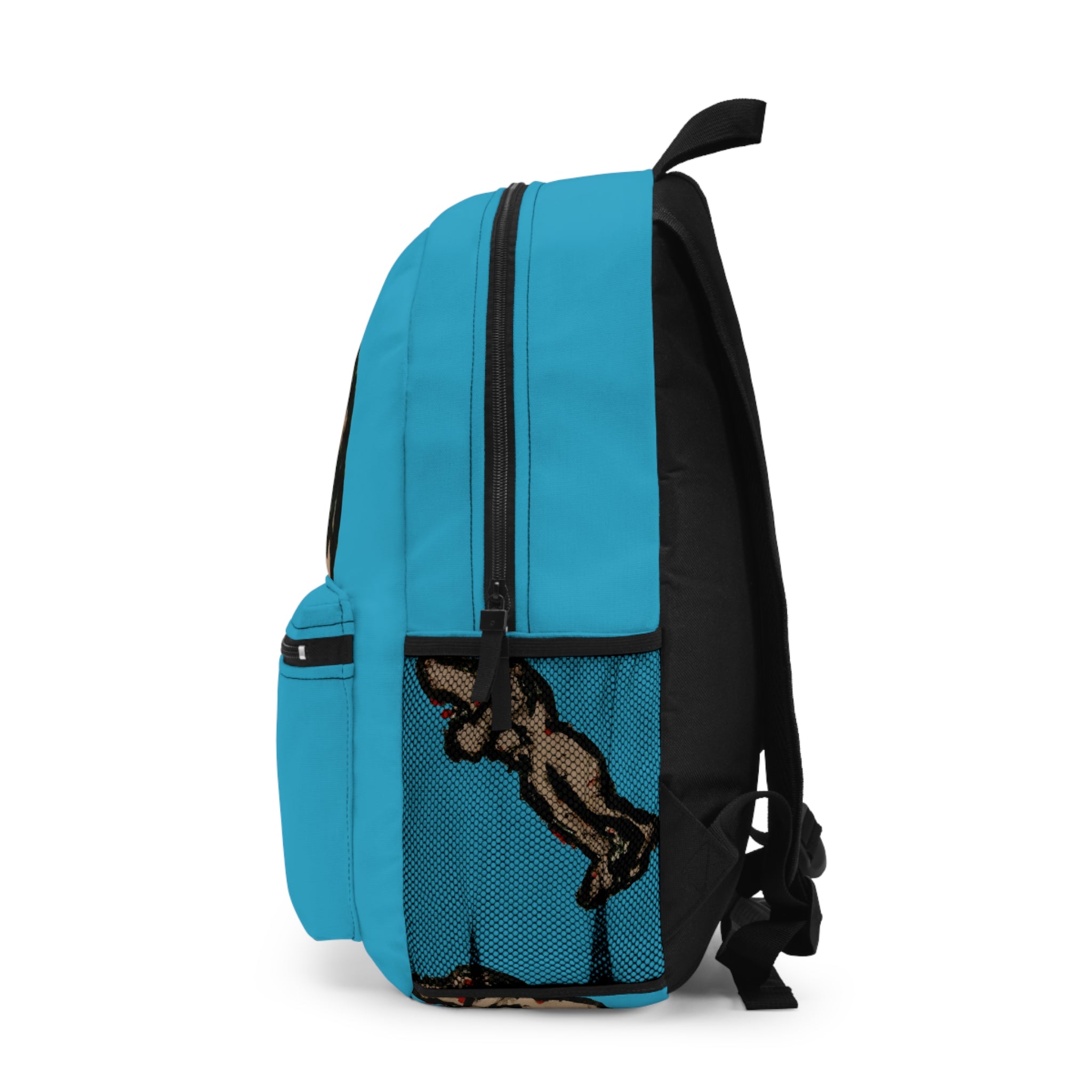 InTense — Abstract Figure Art Backpack ( turquoise)