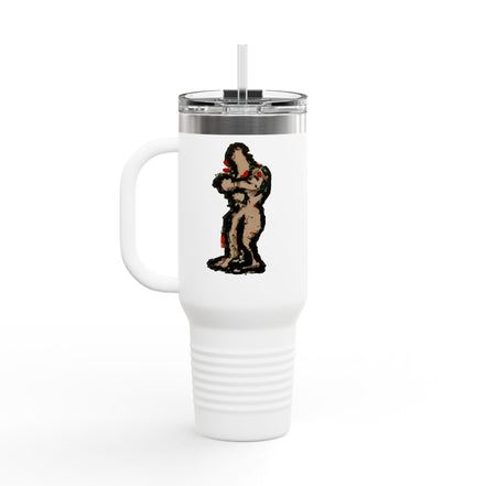 InTense – 40oz Insulated Travel Mug with Handle & Straw | Dishwasher-Safe Art Cup